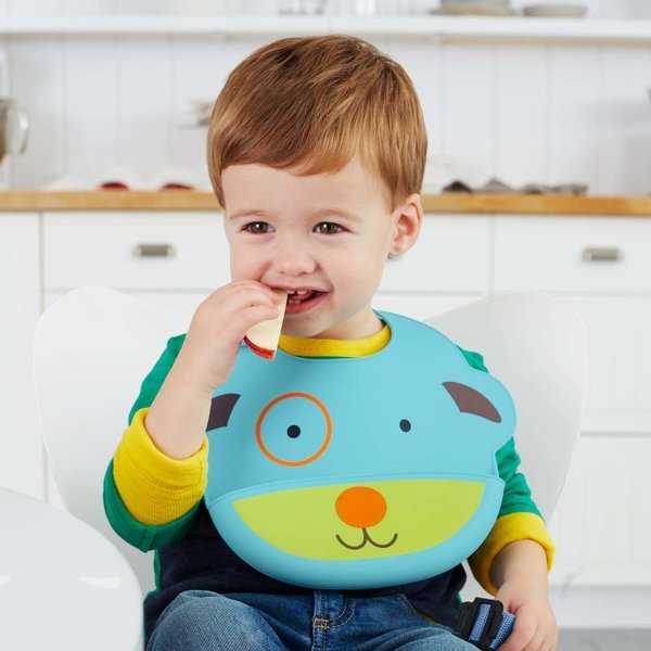 Bavetica de silicon Fold & Go Skip Hop Zoo Catel